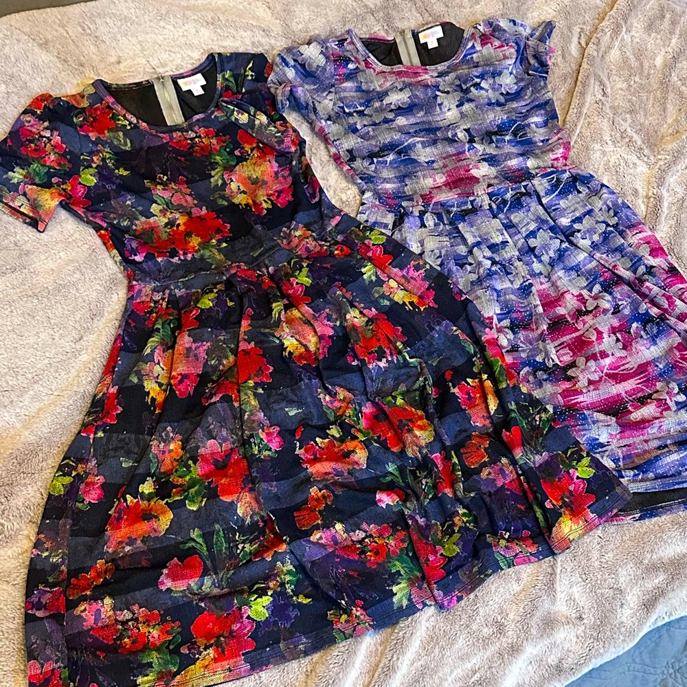 Bundle of 2 LulaRoe Amelia dresses!